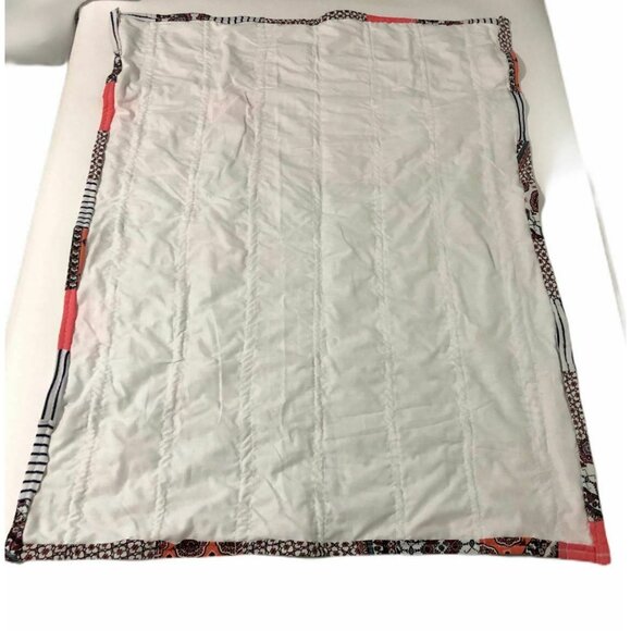 Baby Quilt 30"x40" Homemade Boho Style Hippie Blanket Wallhanging Lap Wheelchai - Picture 6 of 7